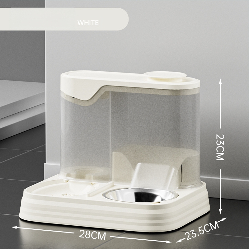 Automatinis katės šėrimo ir geriamasis dozatorių rinkinys su katės dubeniu - komplektas