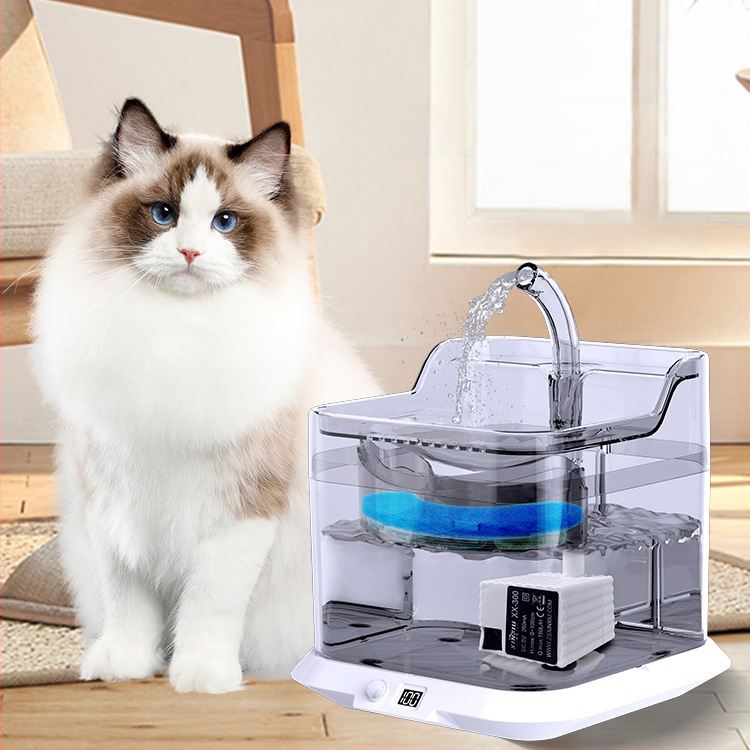 Naminių gyvūnų vandens fontanas CW-001, išmanus vandens cirkuliavimas, atsiskiriamas, tylus, didelė talpa, katėms ir šunims