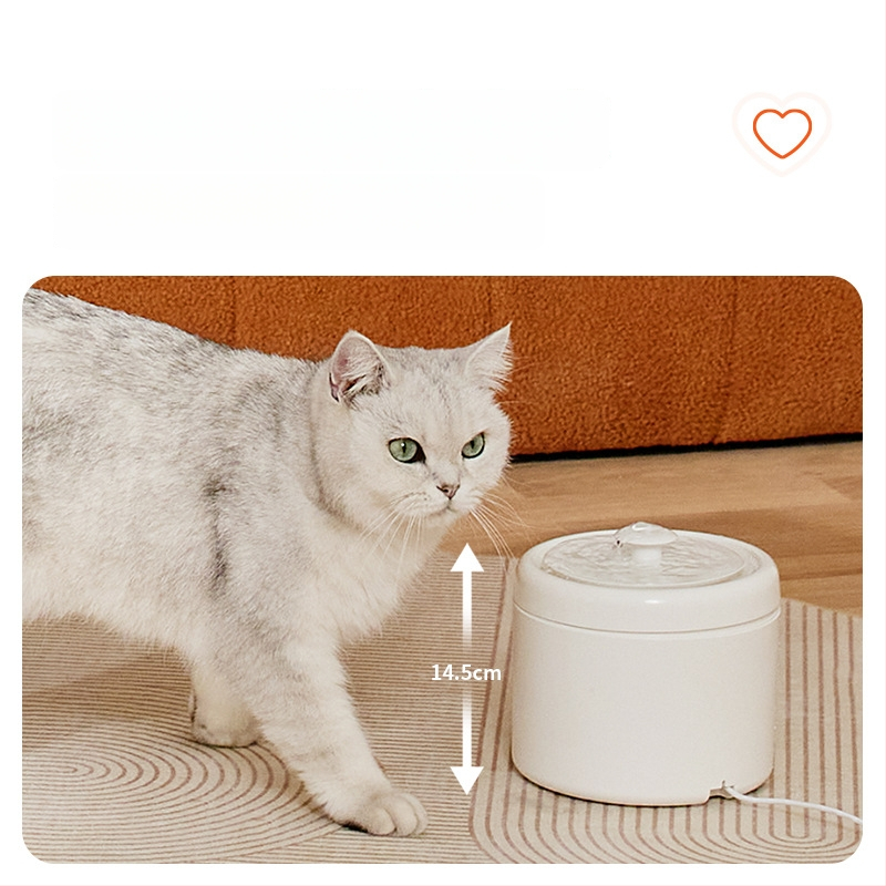 Little beast Fountain serija – išmanus vandens dozatorius naminiams gyvūnėliams, tylus, cirkuliuojantis filtruotas vanduo, atsijungiamas, tinkamas katėms ir šunims, svoris 0,67 kg