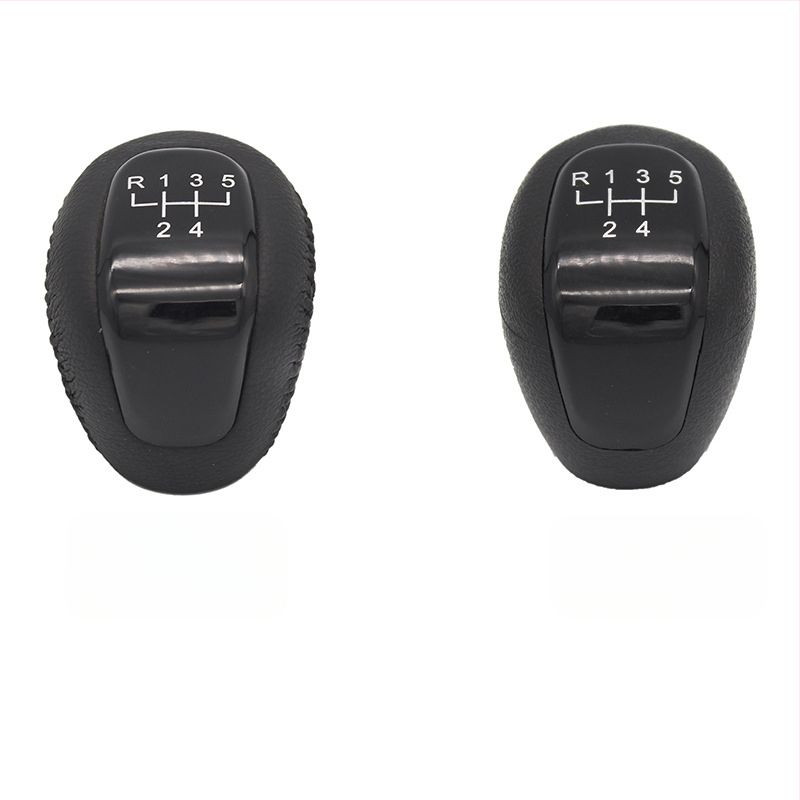 Pavarų svirties rankenėlė – odinis paviršius, plastinis branduolys; DOMENICA, skirtas Opel Buick Excelle, suderinta su 5 pavaromis