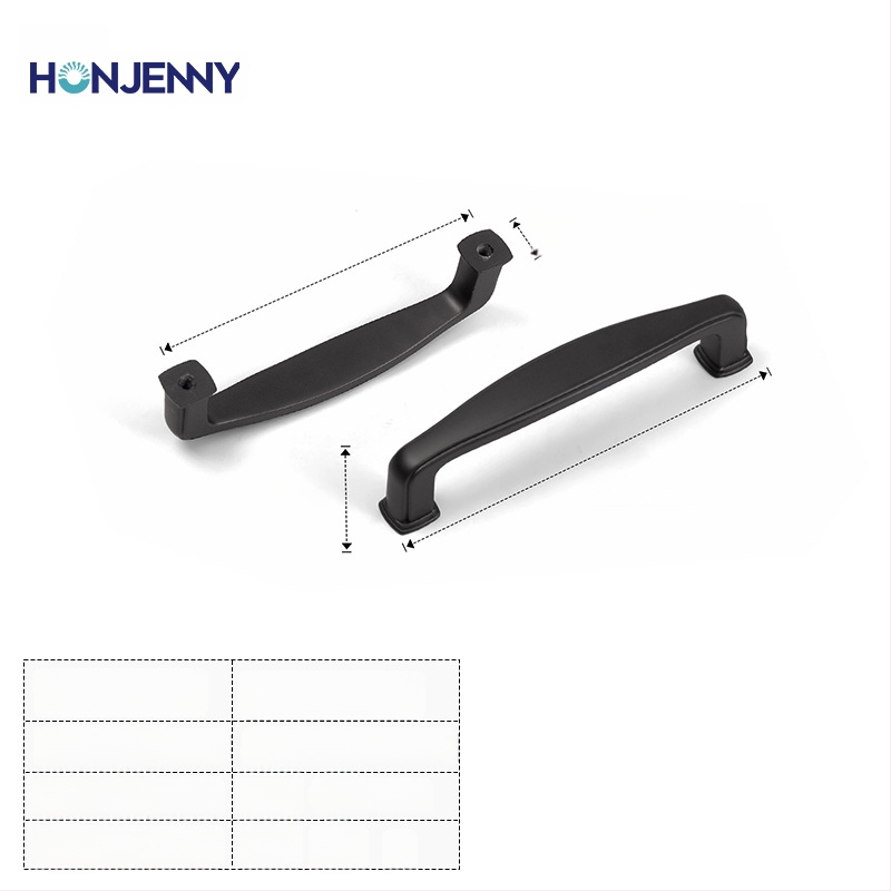 Spintelės durų rankena, šiuolaikinis minimalistinis stilius, lankas formos, cinko lydinys, paviršinis montavimas, drabužių spintai