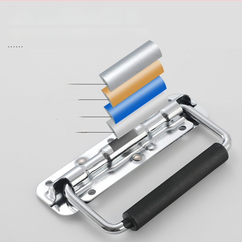 Beronsel 304 nerūdijančio plieno dėžutės rankena, sulankstoma, chromuota