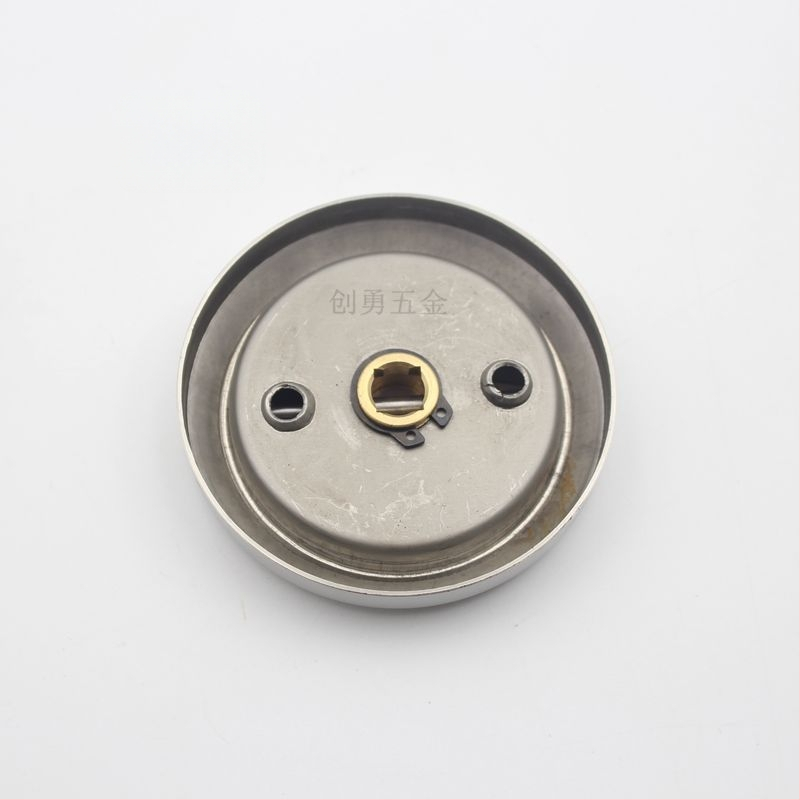 Nerūdijančio plieno nematoma durų rankena – apvali traukimo kilpa, modelis JCF-062, šiuolaikinis minimalistinis stilius