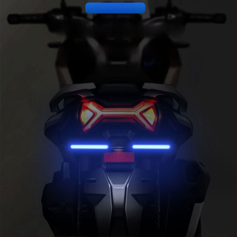 LED dviejų spalvų tekančio vandens posūkio signalas ir numerio ženklo apšvietimas elektriniams motociklams – modelis motor269, 12V