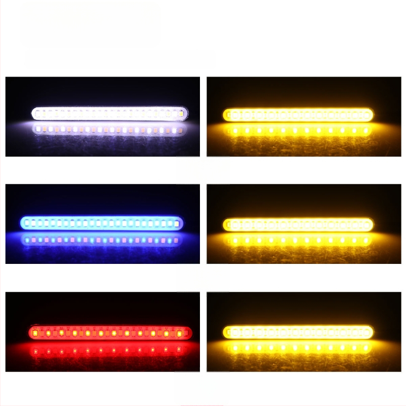 LED dviejų spalvų tekančio vandens posūkio signalas ir numerio ženklo apšvietimas elektriniams motociklams – modelis motor269, 12V