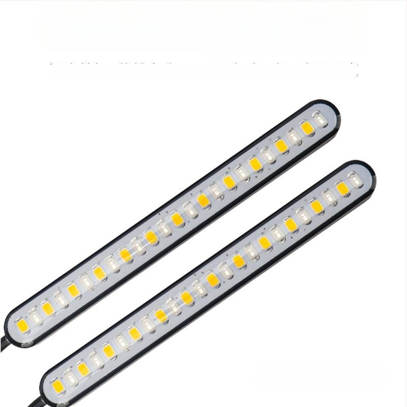 LED dviejų spalvų tekančio vandens posūkio signalas ir numerio ženklo apšvietimas elektriniams motociklams – modelis motor269, 12V