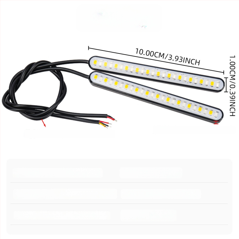 LED dviejų spalvų tekančio vandens posūkio signalas ir numerio ženklo apšvietimas elektriniams motociklams – modelis motor269, 12V