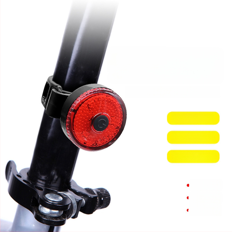 HAWEIWIND USB įkraunamas galinis žibintas dviračiui su diržo tvirtinimu, skirtas kalnų dviračiams ir naktiniam važiavimui lauke
