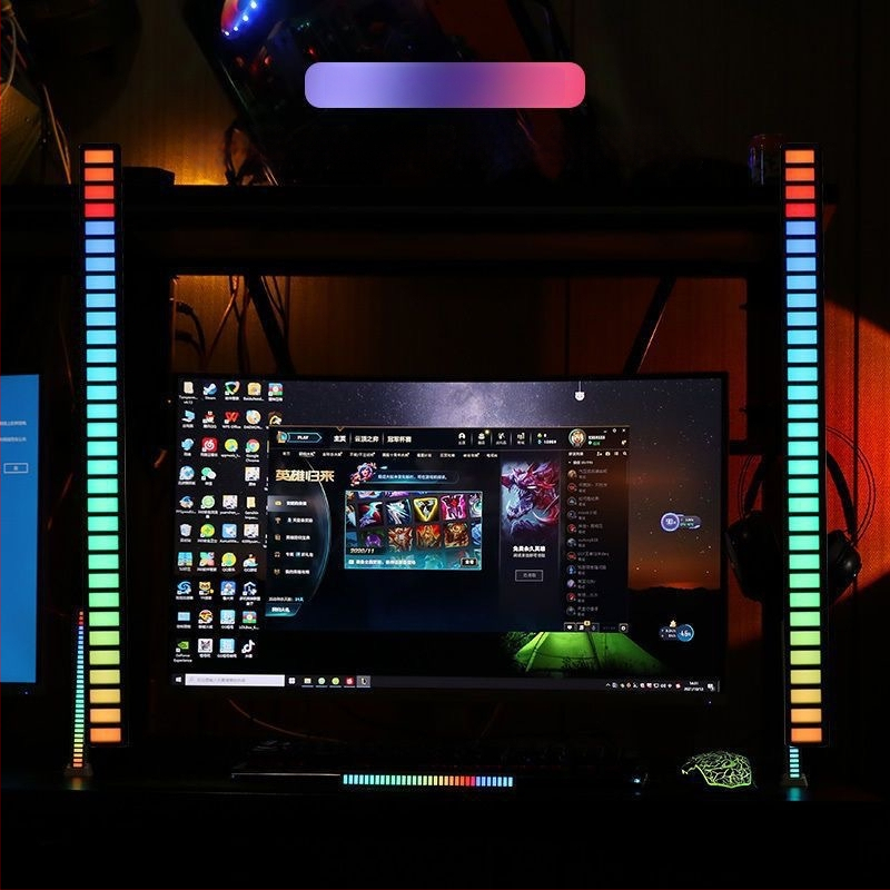 Automobilio vidaus LED apšvietimas su RGB ritmu ir balsų valdymu, ABS medžiaga, 1.5W, 5V, 1.5A, kompatibilus su 102 modeliu