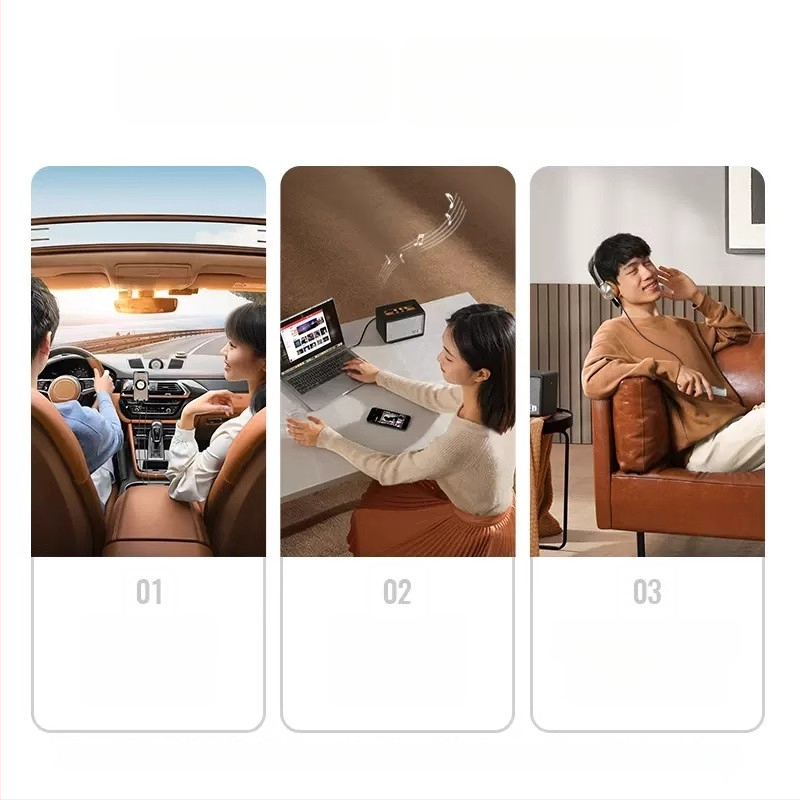 3,5 mm vyrų–vyrų automobilių garso kabelis — auksu dengti kištukai, emalėtas vario branduolys, aliuminio lydinio korpusas, TPU išorė su nailono pynimu, universalus 3,5 mm suderinamumas