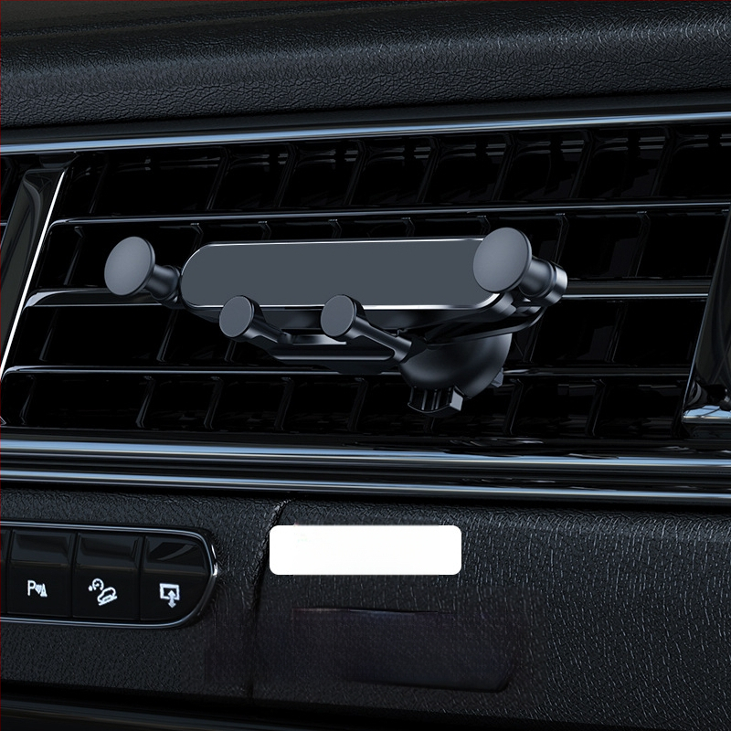 Gravitacijos automobilio telefono laikiklis - aliuminio laikiklis ventiliacijos angai, pritaikomas