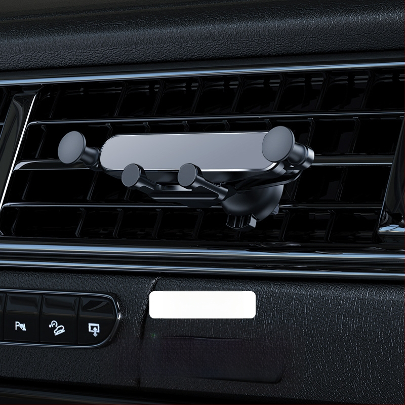 Gravitacijos automobilio telefono laikiklis - aliuminio laikiklis ventiliacijos angai, pritaikomas