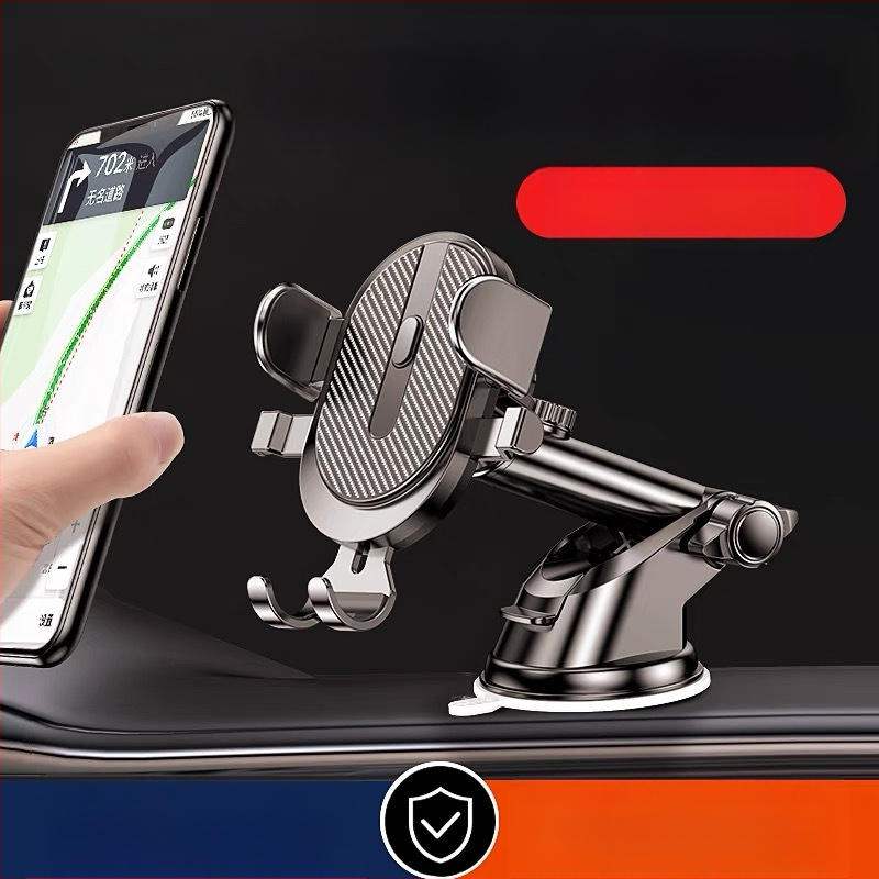 Auto telefonihoidja imava kinnitusega, universaalne sõidukitele, teleskoopiline, 360° pöörlemine armatuurlaual