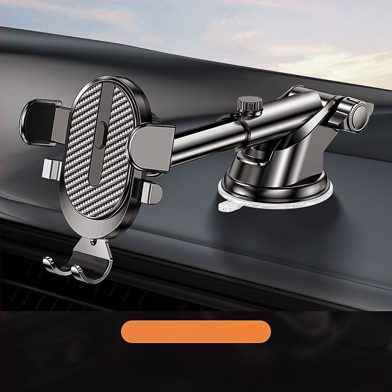 Auto telefonihoidja imava kinnitusega, universaalne sõidukitele, teleskoopiline, 360° pöörlemine armatuurlaual