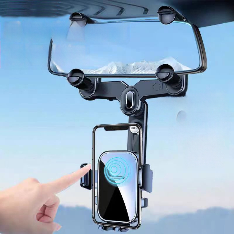 Peegli jaoks mobiiltelefonihoidja klipiga – universaalne, snap-on paigaldus, navigeerimiseks, 3C sertifikaat (sertifikaat 2023010901591525)