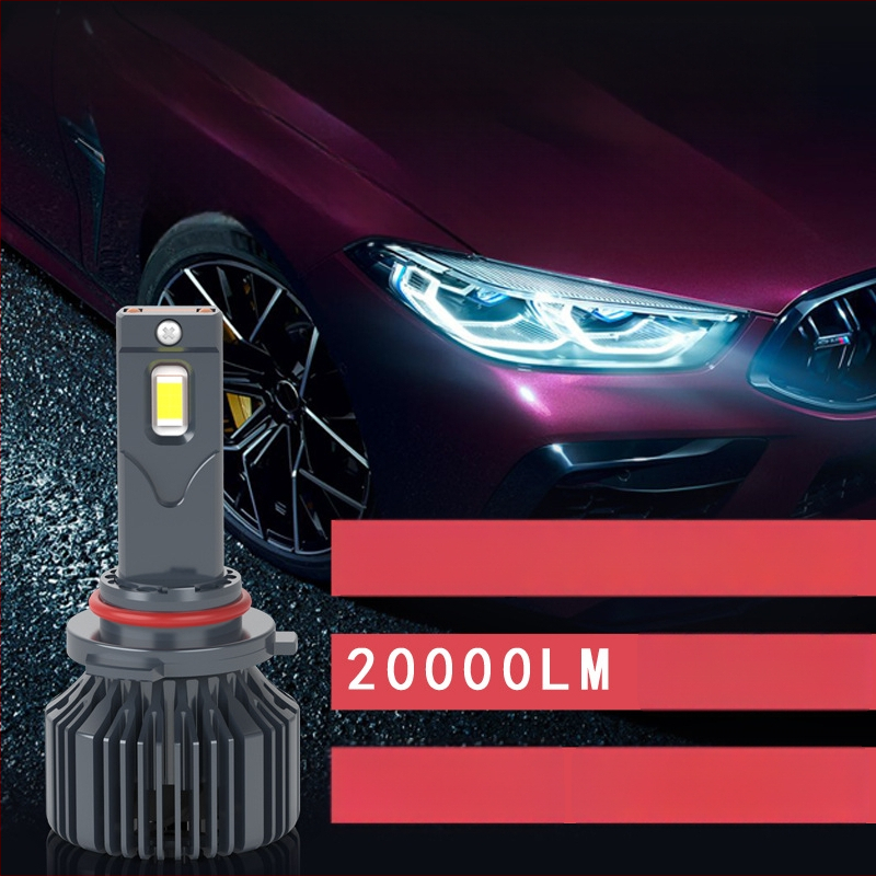 LED automobilių žibintas H11, 100 W, 12 V, 10000 lm, aliuminio korpusas.
