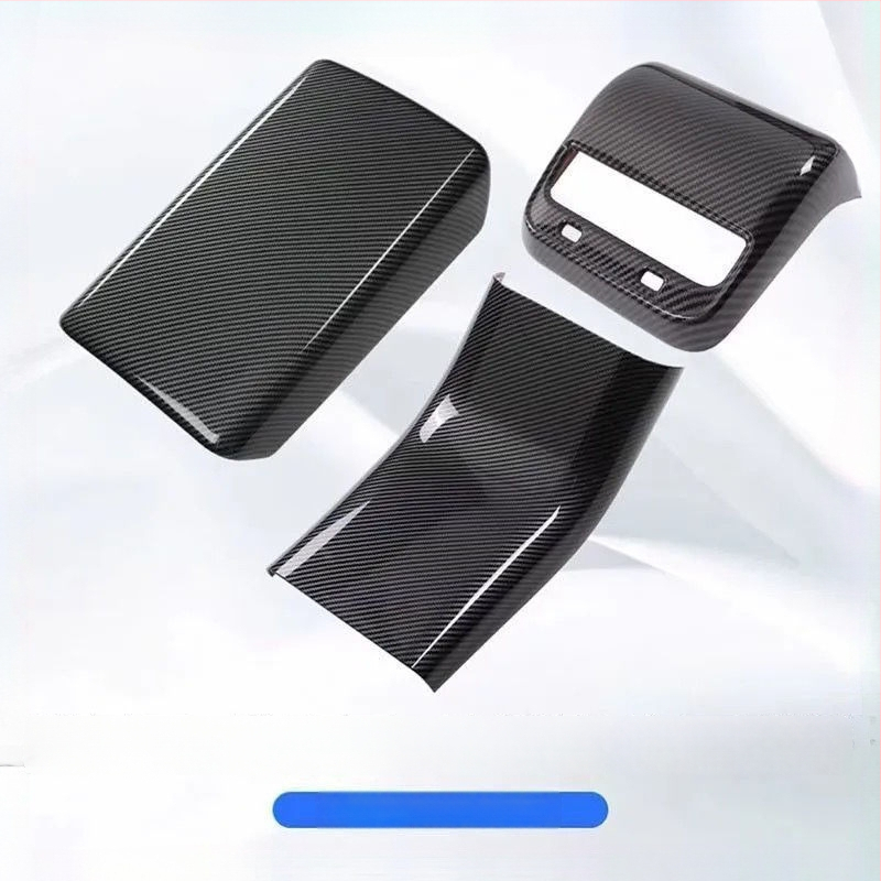 Tesla Model 3/Y käetugi kate — tagumise ventiilatsiooni kaitse, Plastist interjööri lisaseade