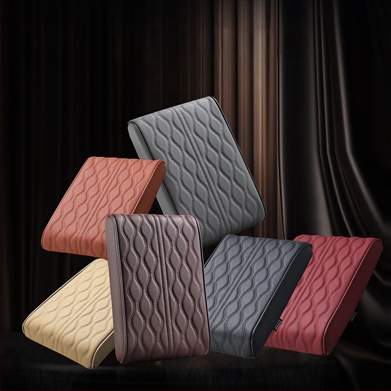 Auto käetoe alus memory foam, Nappa naha kate, universaalne sobivus, Evans — volitatud eribränd