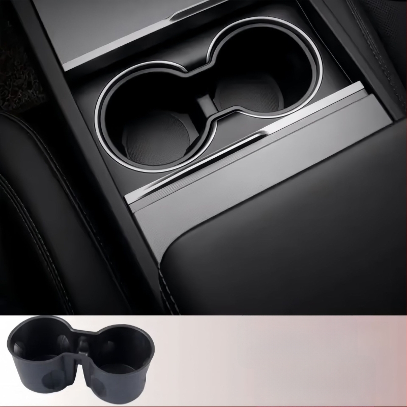 Tesla Model Y keskse konsooli tassihoidik (uus versioon) – TPE materjal, tassi slot piiraja