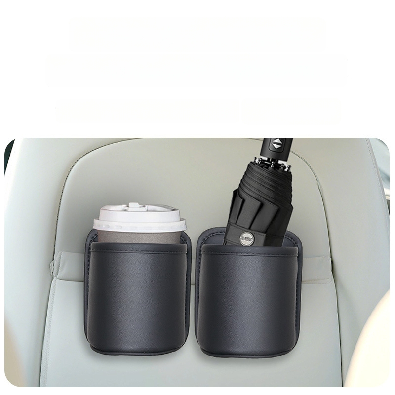 Auto ukse külgine hoiukarp, nahk, joogitopsi hoidja ja isolatsiooniga pudelihoidja, standardne maht