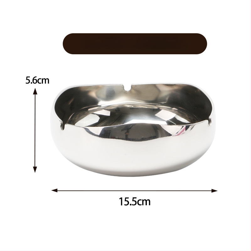 Nerūdijančio plieno pelenų indas barui, KTV, užeigai, internetinei kavinei, svetainei ir biurui – daugkartinio naudojimo, logotipo spausdinimo galimybė, šiuolaikinis minimalistinis stilius, korėjietiškas stilius