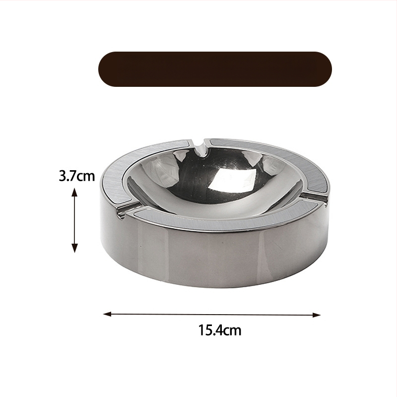 Nerūdijančio plieno pelenų indas barui, KTV, užeigai, internetinei kavinei, svetainei ir biurui – daugkartinio naudojimo, logotipo spausdinimo galimybė, šiuolaikinis minimalistinis stilius, korėjietiškas stilius