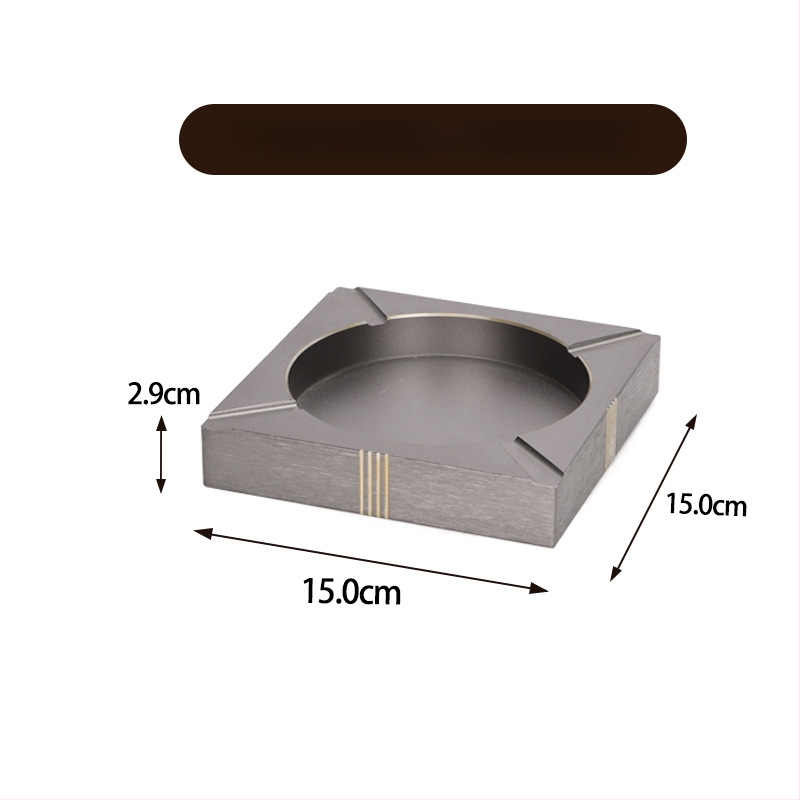 Nerūdijančio plieno pelenų indas barui, KTV, užeigai, internetinei kavinei, svetainei ir biurui – daugkartinio naudojimo, logotipo spausdinimo galimybė, šiuolaikinis minimalistinis stilius, korėjietiškas stilius