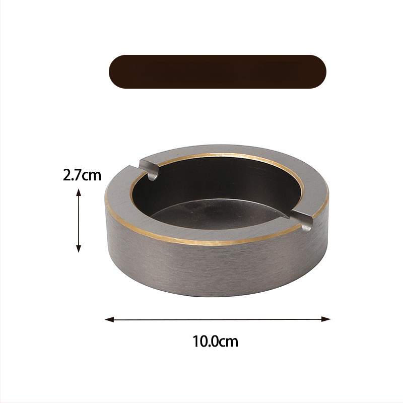 Nerūdijančio plieno pelenų indas barui, KTV, užeigai, internetinei kavinei, svetainei ir biurui – daugkartinio naudojimo, logotipo spausdinimo galimybė, šiuolaikinis minimalistinis stilius, korėjietiškas stilius