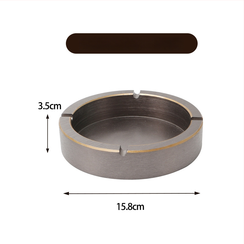 Nerūdijančio plieno pelenų indas barui, KTV, užeigai, internetinei kavinei, svetainei ir biurui – daugkartinio naudojimo, logotipo spausdinimo galimybė, šiuolaikinis minimalistinis stilius, korėjietiškas stilius
