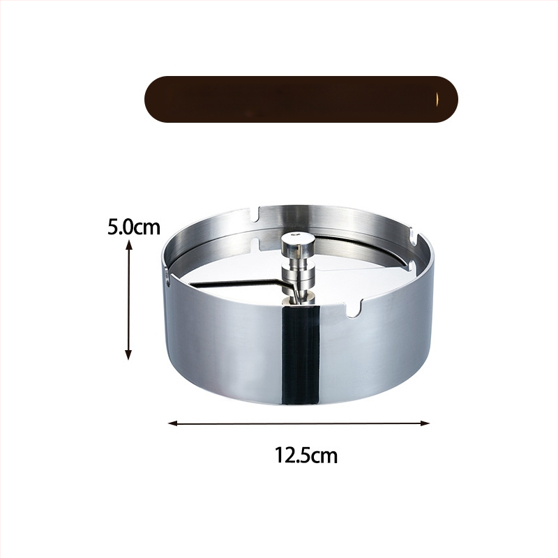 Nerūdijančio plieno pelenų indas barui, KTV, užeigai, internetinei kavinei, svetainei ir biurui – daugkartinio naudojimo, logotipo spausdinimo galimybė, šiuolaikinis minimalistinis stilius, korėjietiškas stilius