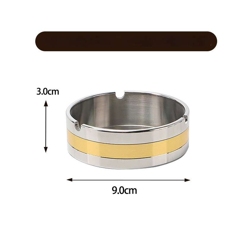 Nerūdijančio plieno pelenų indas barui, KTV, užeigai, internetinei kavinei, svetainei ir biurui – daugkartinio naudojimo, logotipo spausdinimo galimybė, šiuolaikinis minimalistinis stilius, korėjietiškas stilius