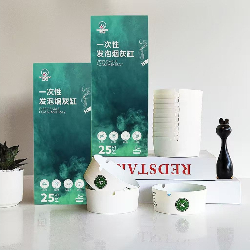 Vienkartinė popierinė peleninė automobiliui, 100 g, pirmosios klasės gaminys, biomimetinis gamybos procesas