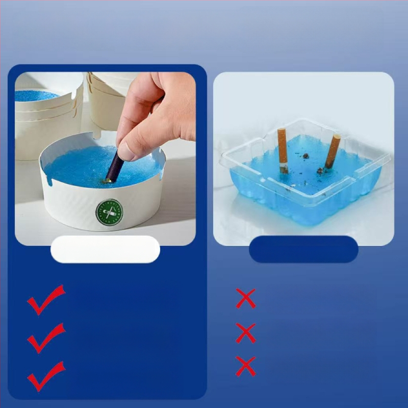 Vienkartinė popierinė peleninė automobiliui, 100 g, pirmosios klasės gaminys, biomimetinis gamybos procesas