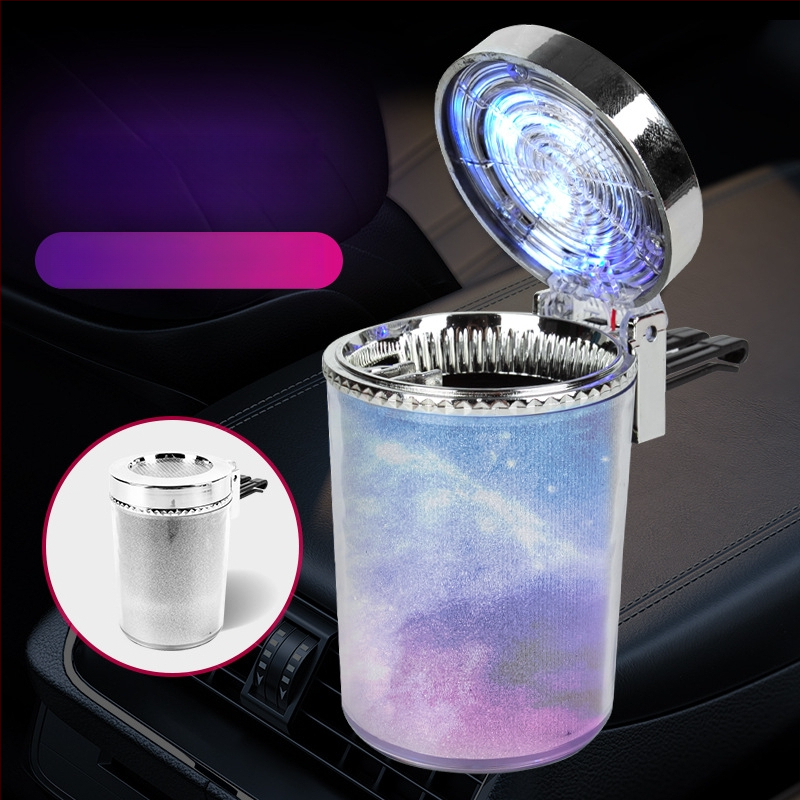 Automobilio peleninė su kabinamu LED ambientiniu apšvietimu oro išleidimo angai, BY-1261, plastikas, liejimas, 145 g