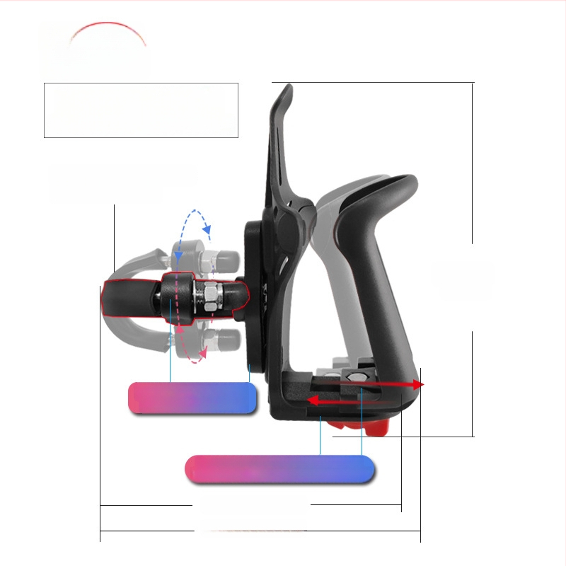 Vandens butelių laikiklis motociklui ir dviračiui – tvirtinimas prie apvalios vamzdelio; tinka 60–70 mm skersmens buteliams; prekės ženklas N-STAR; bendro pobūdžio taikymas; privatios etiketės galimybė