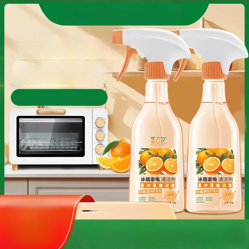 Šaldytuvo valymo priemonė su dezodoruojančiu geliu pelėsių šalinimui, daugiafunkcinis valiklis, 350 ml, saugus dėmių šalinimas
