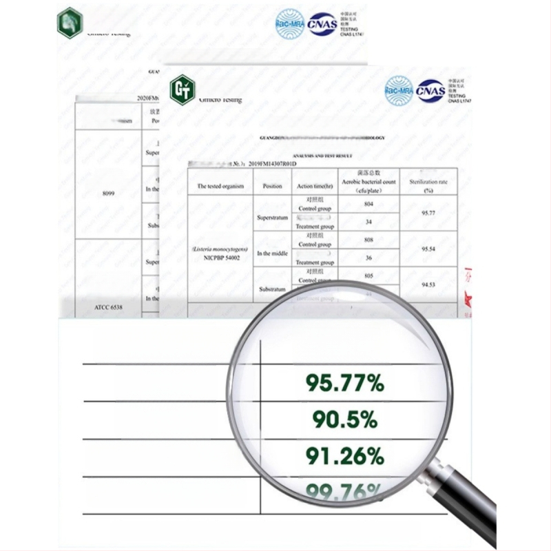 Šaldytuvo oro dezodoruotojas ir namų oro valytuvas su ozono sterilizacija, USB maitinimas, 10㎡ aprėptis, prisilietimo valdymas, 3600mAh