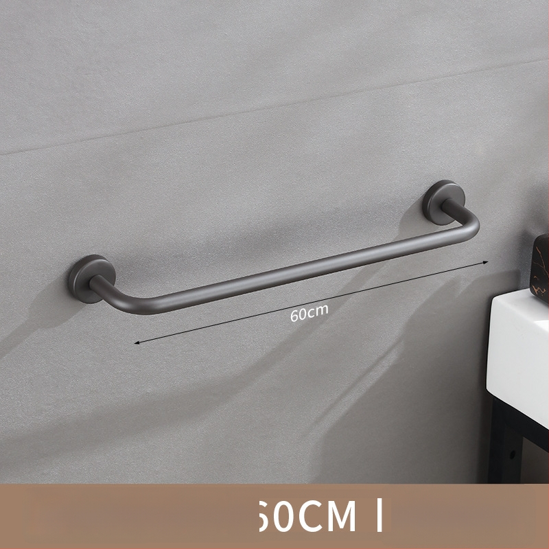 Nerūdijančio plieno sieninis rankšluosčių laikiklis, viengubas strypas, 10 kg apkrova, elektrostatinis užklijimas, be gręžimo, šiuolaikinis stilius