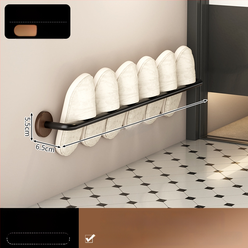 Nerūdijančio plieno rankšluosčio laikiklis, 5 kg apkrova, 1 sluoksnis, paviršius su medienos vašku ir alyva, atsparus vandeniui, šviesus prabangos stilius