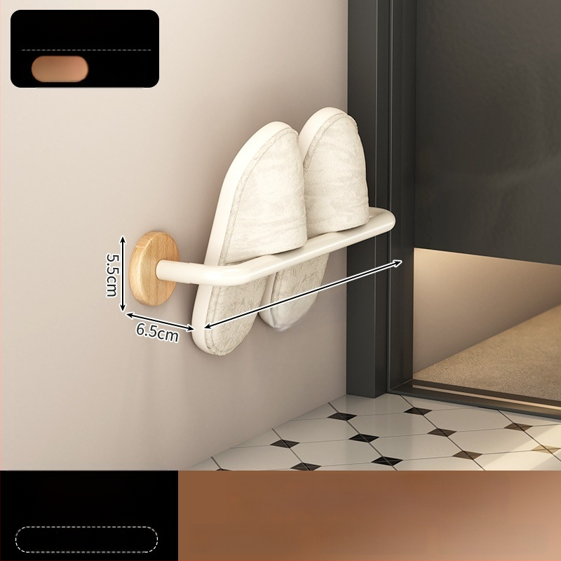 Nerūdijančio plieno rankšluosčio laikiklis, 5 kg apkrova, 1 sluoksnis, paviršius su medienos vašku ir alyva, atsparus vandeniui, šviesus prabangos stilius