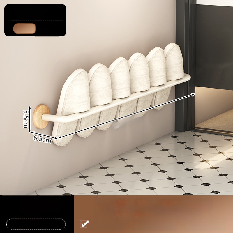 Nerūdijančio plieno rankšluosčio laikiklis, 5 kg apkrova, 1 sluoksnis, paviršius su medienos vašku ir alyva, atsparus vandeniui, šviesus prabangos stilius