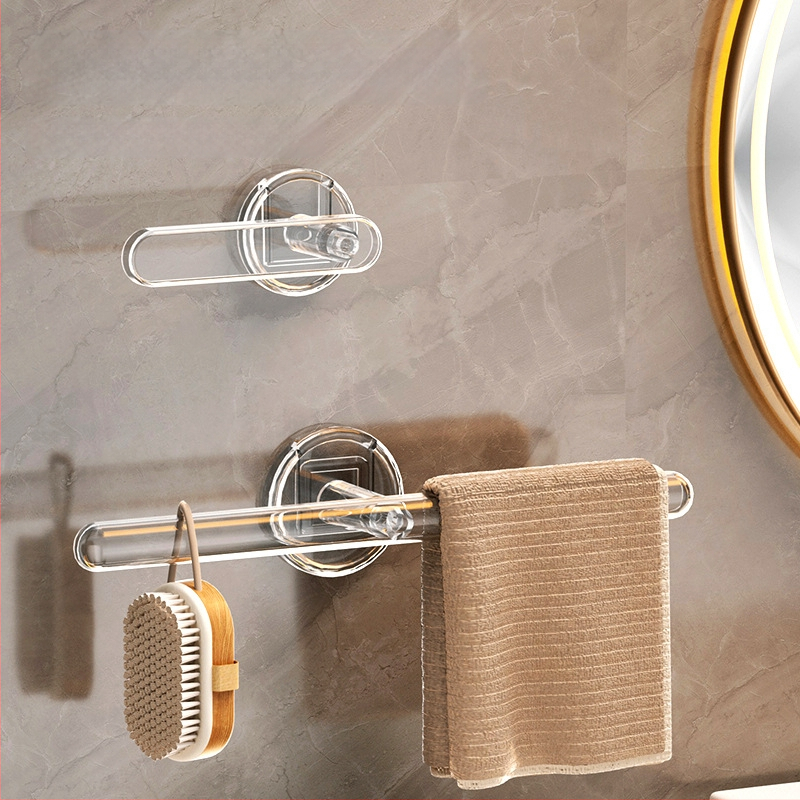 Rankšluosčių laikiklis – sieninis saugyklos blokas su L formos kabliuku, plastikas, blizgus paviršius, 5 kg apkrova