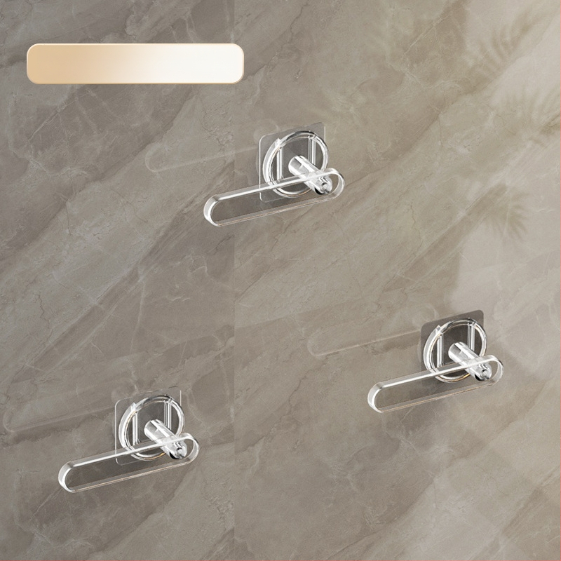 Rankšluosčių laikiklis – sieninis saugyklos blokas su L formos kabliuku, plastikas, blizgus paviršius, 5 kg apkrova