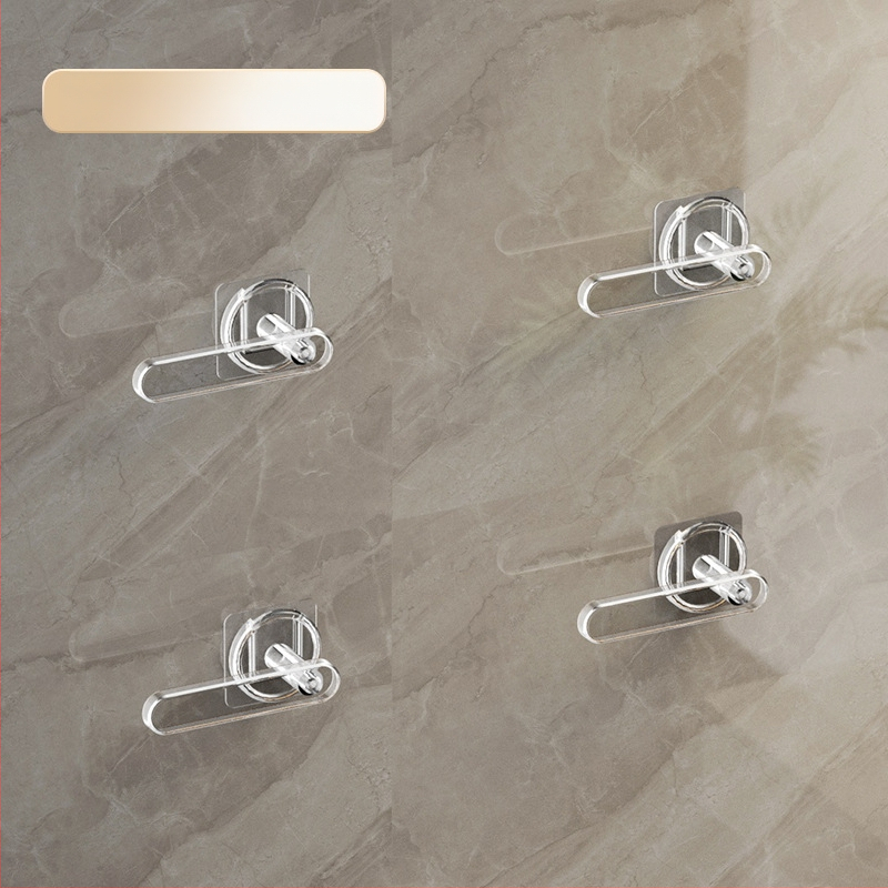 Rankšluosčių laikiklis – sieninis saugyklos blokas su L formos kabliuku, plastikas, blizgus paviršius, 5 kg apkrova