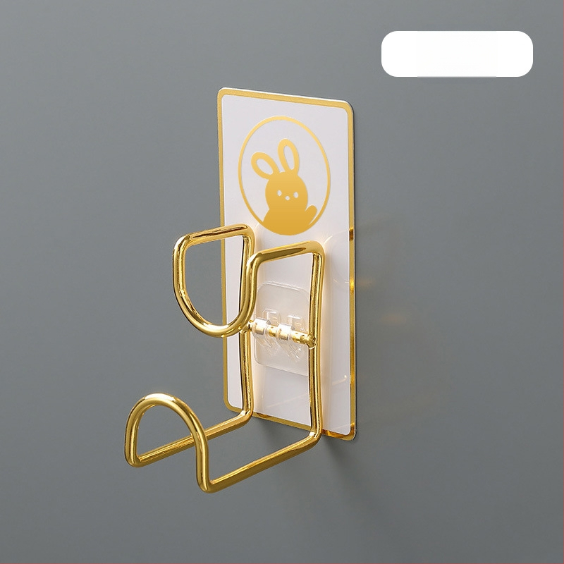 Nerūdijančio plieno sieninis organizatorius su kabliu, klijuojamas be gręžimo, virtuvei ir voniai, modelis B2436, 1 lygis