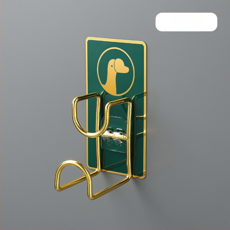 Nerūdijančio plieno sieninis organizatorius su kabliu, klijuojamas be gręžimo, virtuvei ir voniai, modelis B2436, 1 lygis