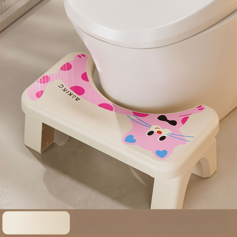 Tualeto kėdutė namų naudojimui — neslidus, sustiprintas, vaikams (Medžiaga: PP; Ne sulankstoma; Be importo)