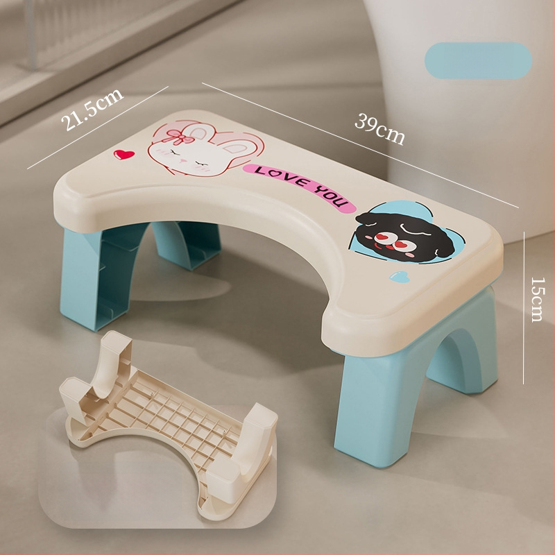 Tualeto kėdutė namų naudojimui — neslidus, sustiprintas, vaikams (Medžiaga: PP; Ne sulankstoma; Be importo)