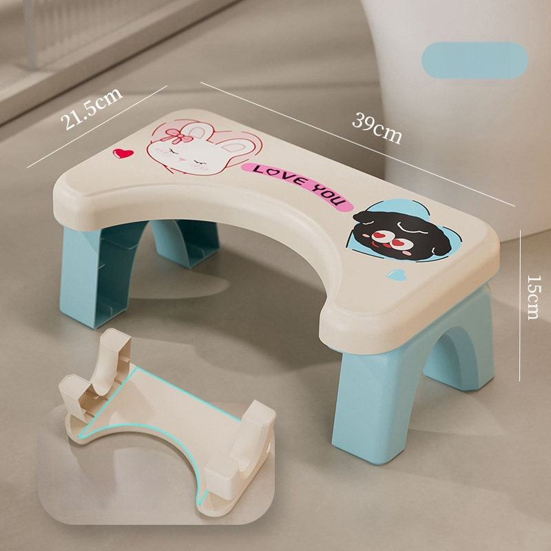Tualeto kėdutė namų naudojimui — neslidus, sustiprintas, vaikams (Medžiaga: PP; Ne sulankstoma; Be importo)