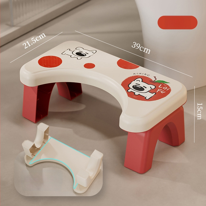 Tualeto kėdutė namų naudojimui — neslidus, sustiprintas, vaikams (Medžiaga: PP; Ne sulankstoma; Be importo)